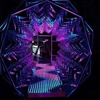 穿越夢幻之境 萬棵松浪漫鉆石隧道與時空隧道，假山定制締造藝術奇觀